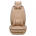Leather Car Full Surround Seat Cover Cushion Protector Set Universal for Five Seats Car