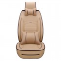 Leather Car Full Surround Seat Cover Cushion Protector Set Universal for Five Seats Car