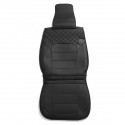 Luxury Universal Black Car 5 Seat PU Leather Front + Rear Seat Cover Cushion