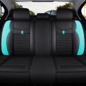 PU Leather Auto Car Seat Cover Set Protector Front&Rear Full Surrounding