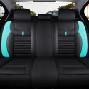 PU Leather Auto Car Seat Cover Set Protector Front&Rear Full Surrounding