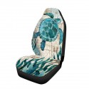 Single / Double Seat Tortoise Universal Printed Car Seat Cover Cushion Cover