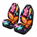 Single Front Car Seat Cover Protector Starry Printed Cushion