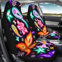 Single Front Car Seat Cover Protector Starry Printed Cushion