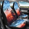 Single Front Car Seat Cover Protector Starry Printed Cushion