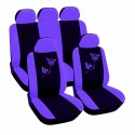 Universal Five Seat Butterfly Printed Car SUV Full Set Seat Cover Protector Cushion Universal