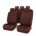 Universal Auto Car Five Seat Covers Faux PU Leather Mat For Four Seasons Cushion Full