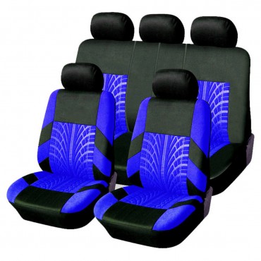 Universal Car 5 Heads Front Rear Seat Covers Protector Cushions 9Pcs Full Set