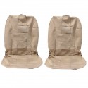Universal Car Beige Washable Seat Covers Full Seat Set Front & Rear Protectors