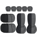 Universal Car Five Seat Cover Full Set Front Rear Seat Back Protector Washable