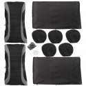 Universal Car Front / Rear Seat Cover Protector Full Set Washable SUV Truck Van