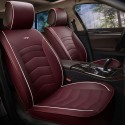 Universal Car SUV Front Seat Cover PU Leather Cushion Protector Mat Full Set