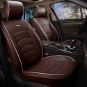 Universal Car SUV Front Seat Cover PU Leather Cushion Protector Mat Full Set