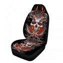 Universal Car Seat Cover Demon Skull Design Cushion Pad Protective Front Covers