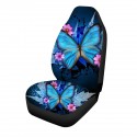 Universal Car Seat Covers Front Seat Protector Animal pattern wolf / butterfly