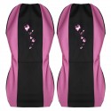 Universal Car Seat Covers Front and Rear Protectors Full Set Butterfly Printed