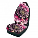 Universal Car Seat Covers Pink Fantasy Design Front & Rear Seat Full Covers