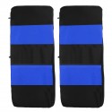 Universal Car Seat Covers Protectors Cushions Full Set Cover 4 Heads Blue+Black