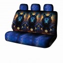 Universal Car Seat Covers Wolf Fantasy Design Front & Rear Seat Full Covers
