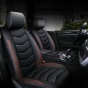 Universal Deluxe Leather 5 Seats Car Front Seat Cover Full Surround Cushion Pad