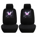 Universal Five Seat Car Seat Cover Panda Skull Head Butterfly Front & Rear Seat Covers