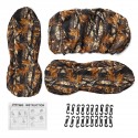 Universal Front + Back Camouflage Design Car Seat Covers Full Sets Protect Mat