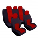 Universal Full Set Car Seat Covers Front Rear Fit For Sedan Truck SUV 5 Heads