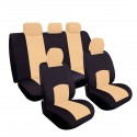 Universal Full Set Car Seat Covers Front Rear Fit For Sedan Truck SUV 5 Heads