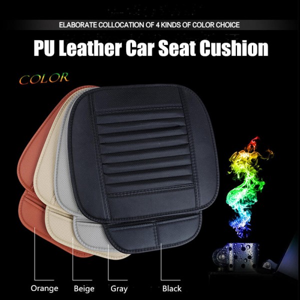 Universal PU Leather Car Seat Cover Pad Mat Cushion Breathable