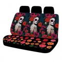 Universal Printing Red Flower Printing Car Seat Cover Seat Protection