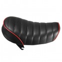 14.4X8.7X4.7in Vintage Style Hump Cover Motorcycle Racer Seat Soft Black For Honda MONKEY Z