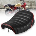 14.4X8.7X4.7in Vintage Style Hump Cover Motorcycle Racer Seat Soft Black For Honda MONKEY Z