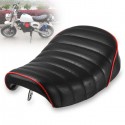 14.4X8.7X4.7in Vintage Style Hump Cover Motorcycle Racer Seat Soft Black For Honda MONKEY Z