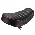 14.4X8.7X4.7in Vintage Style Hump Cover Motorcycle Racer Seat Soft Black For Honda MONKEY Z