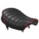 14.4X8.7X4.7in Vintage Style Hump Cover Motorcycle Racer Seat Soft Black For Honda MONKEY Z