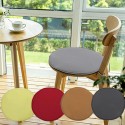 38*38cm Multicolor Round Circular Seat Pads Chair Cushion Garden Kitchen Dining Multipurpose Removable