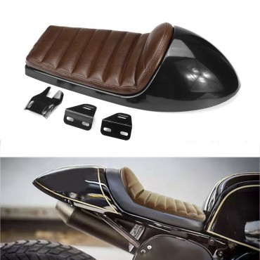 Cafe Racer Motor Retro Scrambler Hump Seat For BMW Triumph Bonneville for Honda Motorycycle Universal