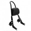 Detachable Sissy Bar Motorcycle Passenger Backrest Cushion