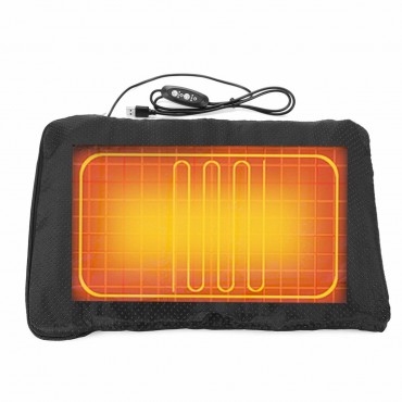 Electric Adjustable Heating Seat Mat Cushion Winter Fishing Cushion USB Automatic Inflatable Pad
