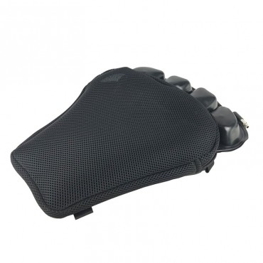 Motorcycle Car Chair Air Seat Cool Ice-cold Cushion Pain Relief Shock Absorption Multi-Cell Design Air Cushion Sports Travel Open-Mesh Side Panel Seat