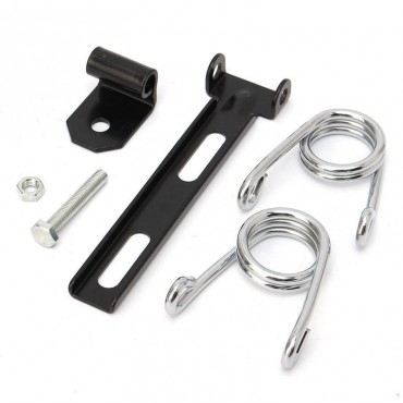 Motorcycle Solo Seat Springs Bracket Mounting Set For Harley Chopper Bobber HD