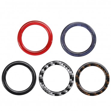 25mm Carbon Fiber Power Switch Start Stop Button Decorative Ring Trim For BMW E90 E60 E70 3 5 X5