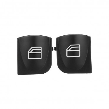2pcs Power Window Switch Console Cover Caps Set For Benz C230 C240