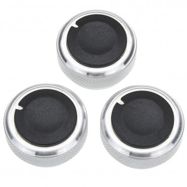 3PCS Car Air Conditioning Heat Control Switch Knob A/C for Toyota Tacoma Vios 02-14