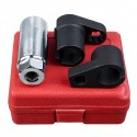 3Pcs Auto Oxygen Sensor Socket 6 Point Wrench O2 Tool Remover Installer Set