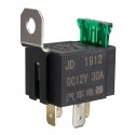 4 Pin Mini Automotive Car Relay With Fuse Four Legs DC 12V 30A