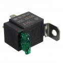 4 Pin Mini Automotive Car Relay With Fuse Four Legs DC 12V 30A