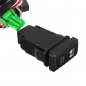 40A 12V Double Blue LED Modified Light Switch with 2.5M Wiring Harness Relay For Toyota ATV