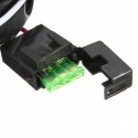 40A 12V Double Blue LED Modified Light Switch with 2.5M Wiring Harness Relay For Toyota ATV