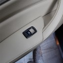 4PCS Carbon Fiber Window Lift Switch Button Cover Trims Door Armrest Panel Sticker For BMW X5 E70 X6 E71 2008-2013